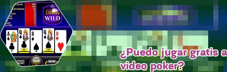 Jugar gratis video poker deuces and jokers